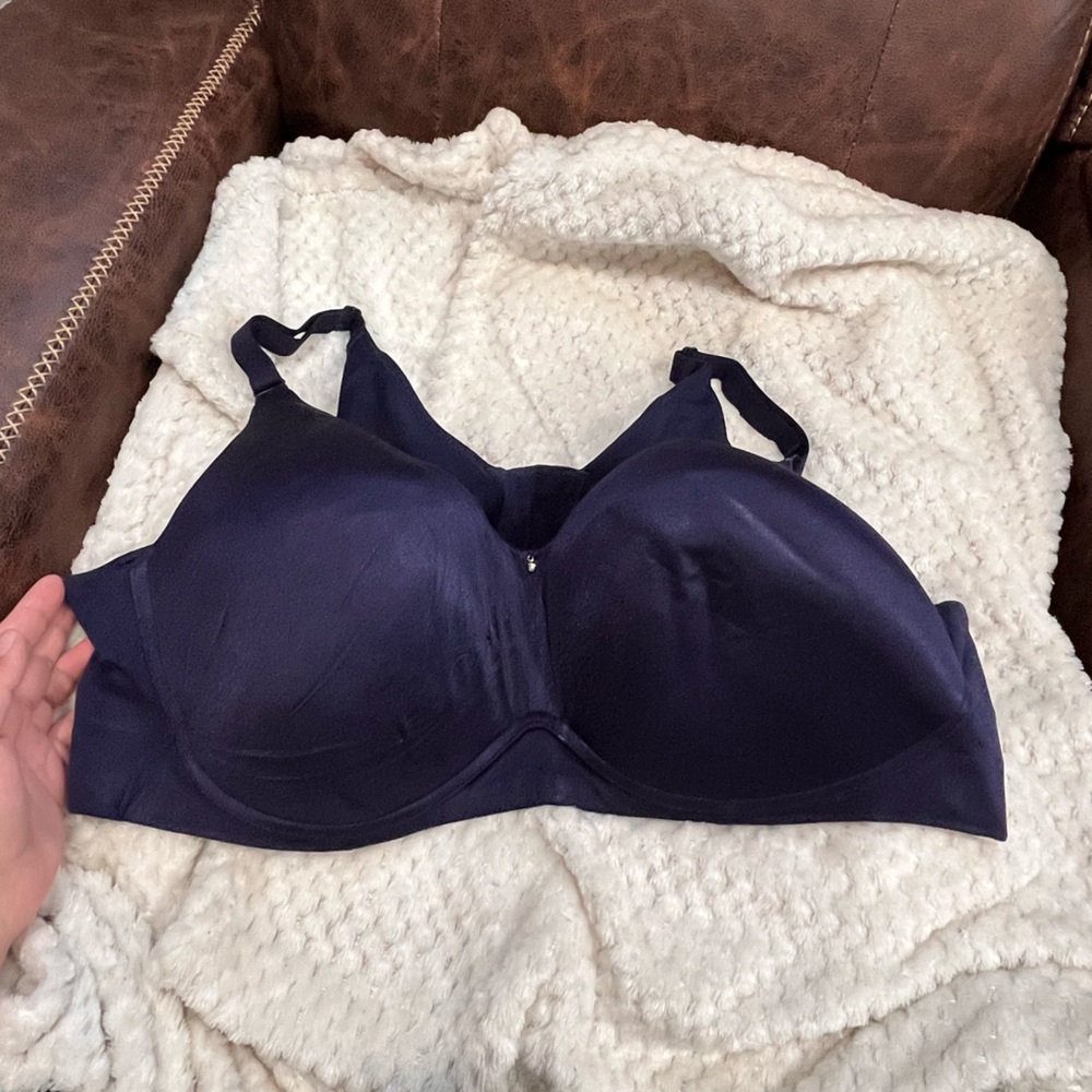 🌻Cacique 46D wireless Deep Blue Women's Bra
